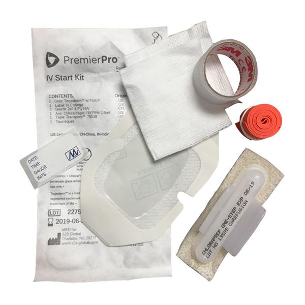 Kit IV Starter With 3M Tegaderm ChloraPrep Sepp 1mL Sterile 100/Case